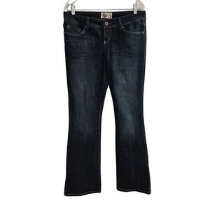 SO Jeans Women Dark Wash‎ Bootcut Stretch Denim Pants Size 11